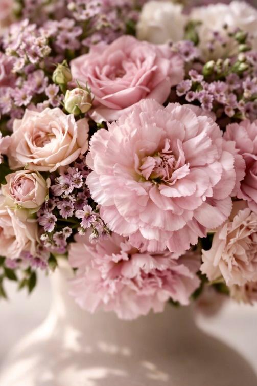 Viola Bouquet — Close-up Detail